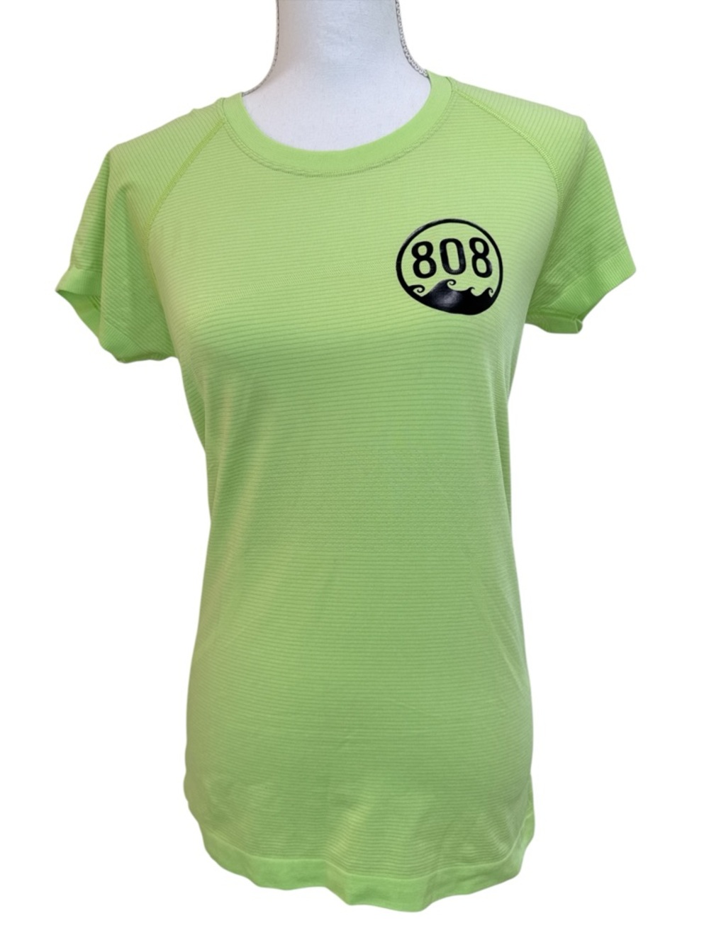 Lululemon Athletica Lime Green 808 Tee Size 10